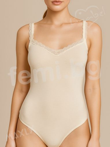 2236 Дамско боди бикина шампан