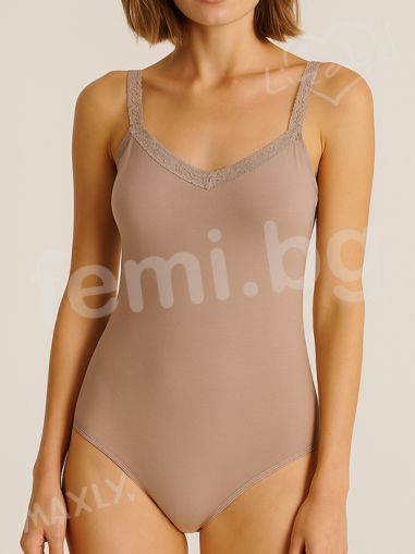 2236 Дамско боди бикина бежево