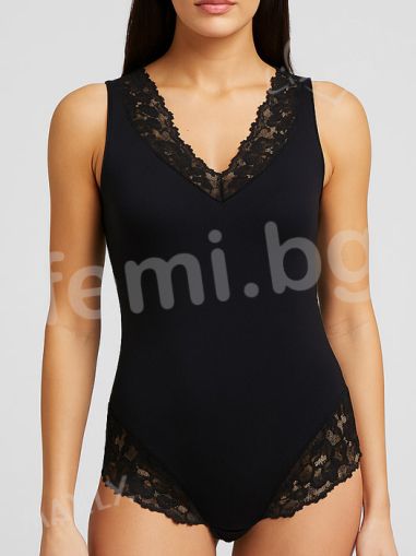 1636 Дамско боди бикина черно