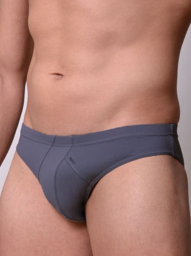 6461 Мъжки луксозен Слип тъмно сив