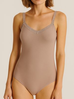 2236 Дамско боди бикина бежево