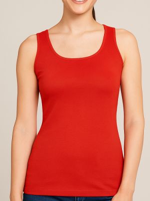 1232 Корсаж широка презрамка червен